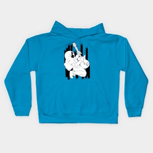 Astronaut Guitarist Kids Hoodie